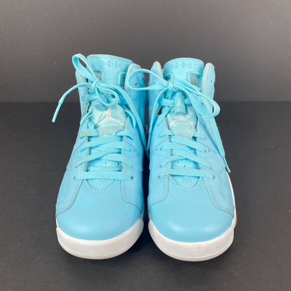 Air Jordan 6 Retro Pantone GG Still Blue Sneakers Size 5.5Y/Womens 7 - Picture 2 of 10
